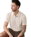 Banana Republic Factory Men's Slim-Fit Linen-Blend Polo for $20 + free shipping w/ $50