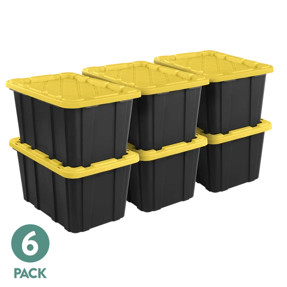 Sterilite 27-Gallon Storage Tote 6-Pack : $48
