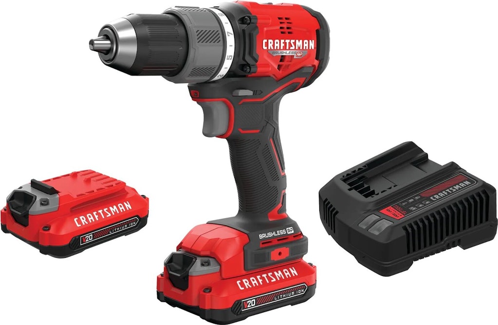 Craftsman V20 1/2" Keyless Cordless Drill w/ Battery & Charger: $59