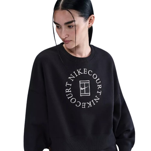Nike Women's NikeCourt Heritage Phoenix Fleece Over-Oversized Golf Crewneck: $28 Nike Women's NikeCourt Heritage Phoenix Fleece Over-Oversized Golf Crewneck: $28
