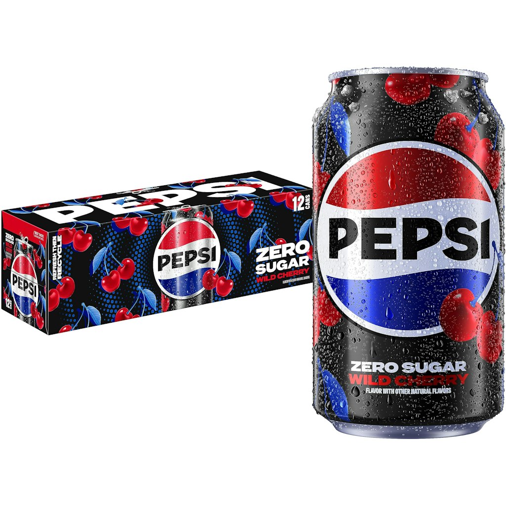 3 Pepsi Zero Sugar Wild Cherry Cola 12-Packs: $18
