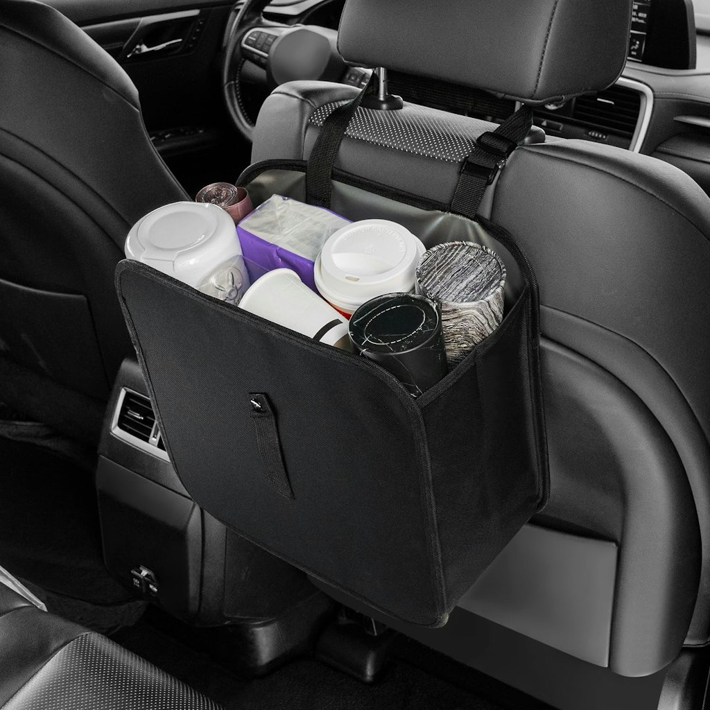 2-Gallon Foldable Car Trash Can: $3.99