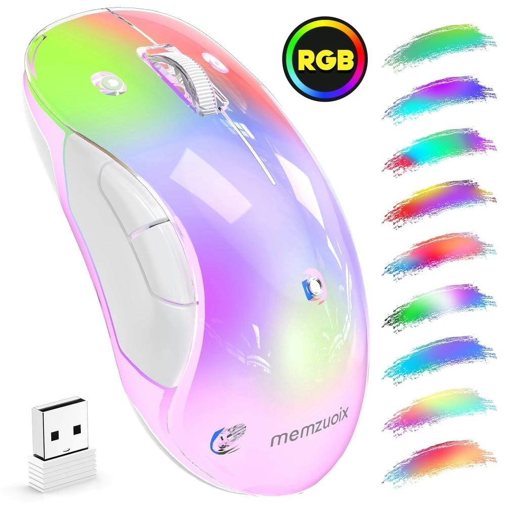 Memzuoix Wireless Rechargeable 5-Button Mouse: $14.99 Memzuoix Wireless Rechargeable 5-Button Mouse: $14.99