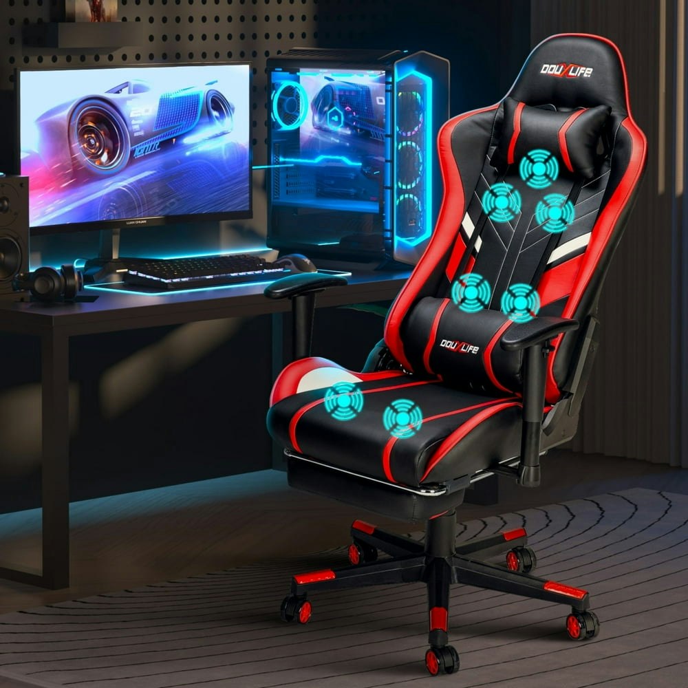 Douxlife 7-Point Massage Gaming Chair: $105.99