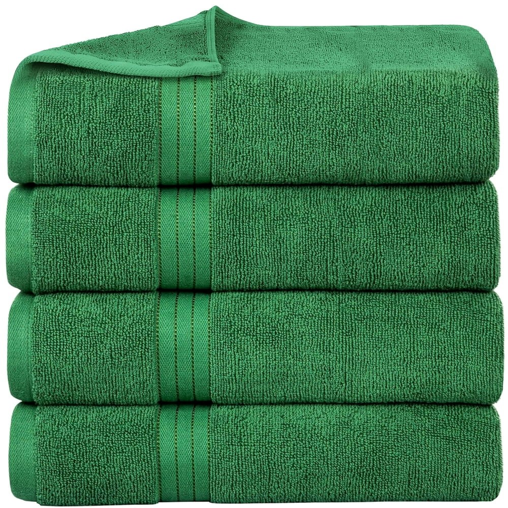 Bliss Casa 27" x 54" Cotton Bath Towels 4-Pack: $29.69