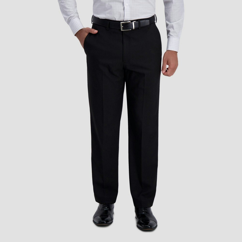 Haggar H26 Men's Classic Fit Relaxed Leg Trousers 38x32: $34.99