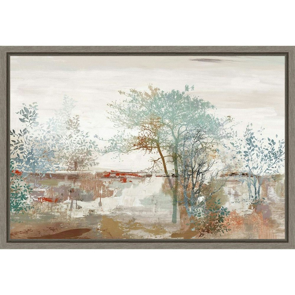 Amanti Art Autumn Silence Framed Canvas Wall Art Print: $76.99 Amanti Art Autumn Silence Framed Canvas Wall Art Print: $76.99