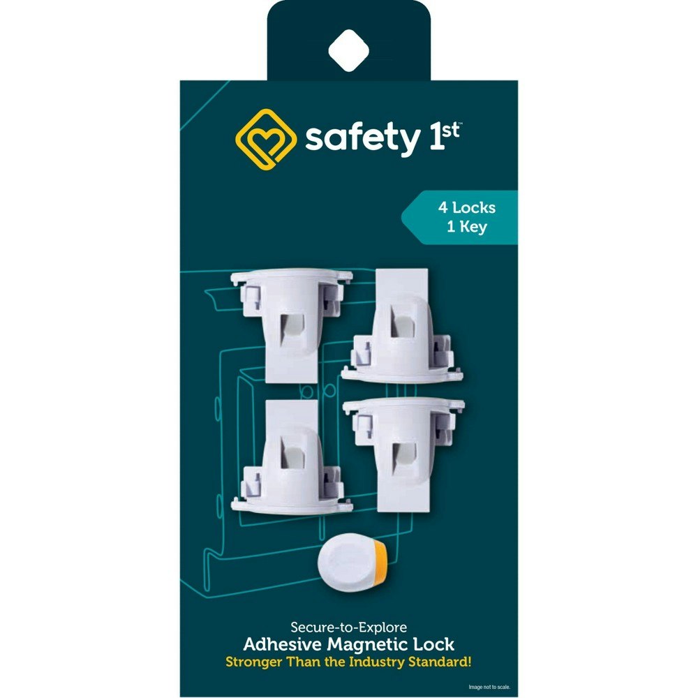 Safety 1st Adhesive Magnetic Locks 4-Pack: $24.99 Safety 1st Adhesive Magnetic Locks 4-Pack: $24.99