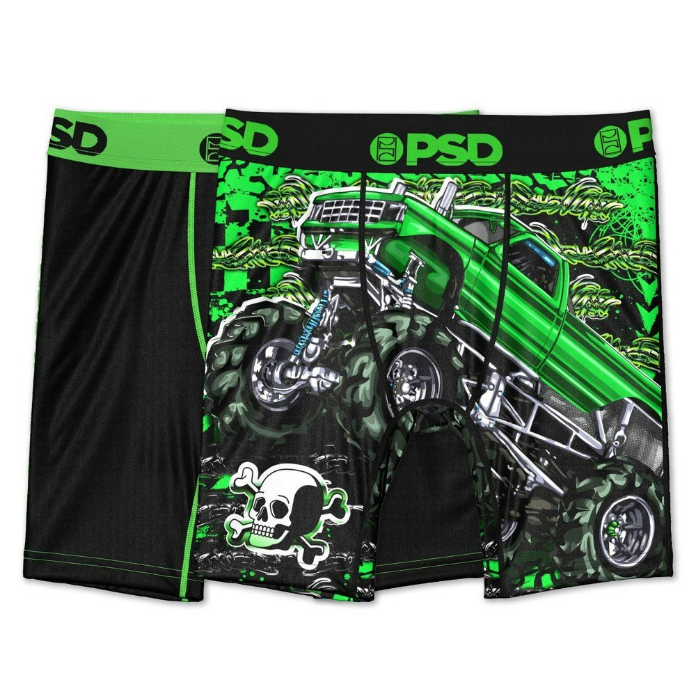 PSD Boys' Monster Truck Boxer Briefs 2-Pack: $15