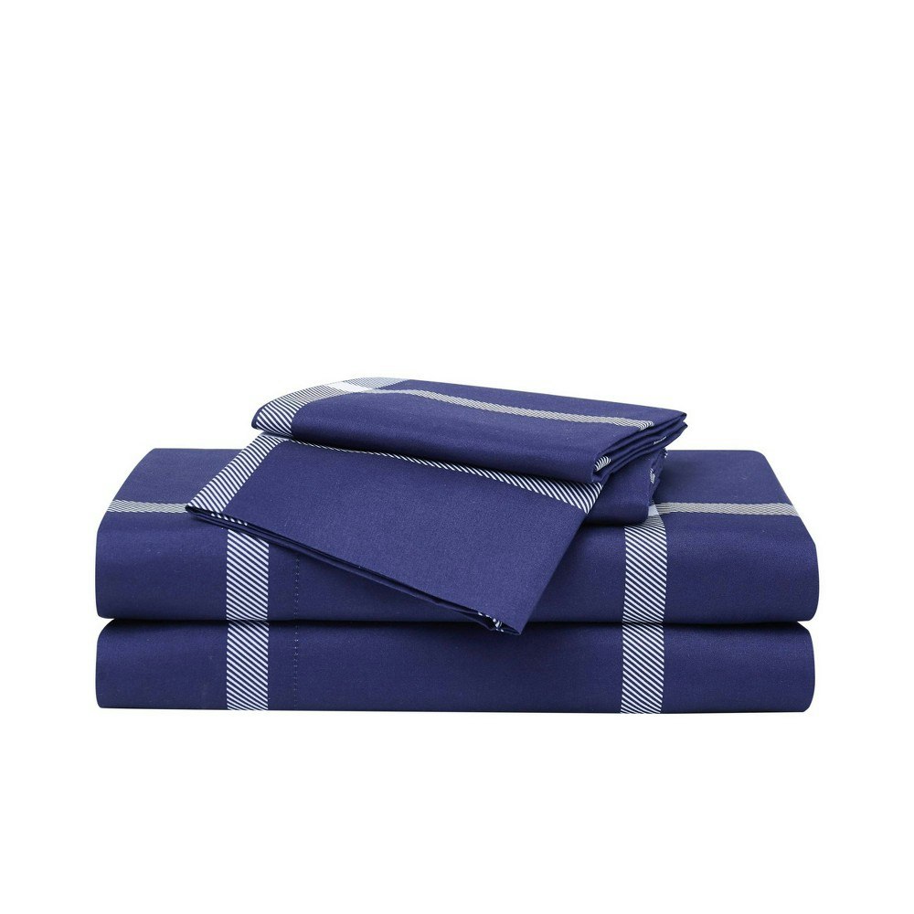 Truly Soft Twin XL Windowpane Sheet Set: $38.49