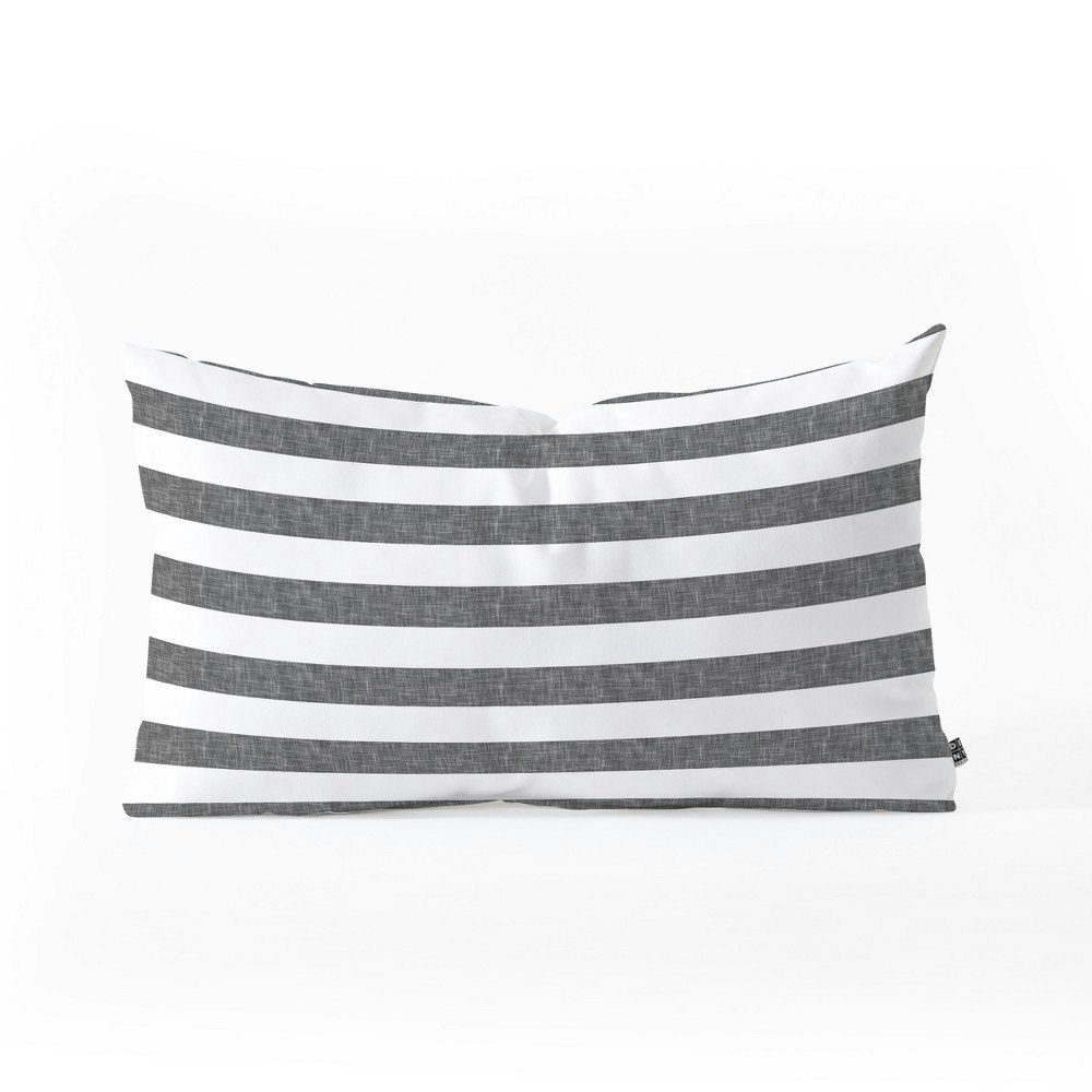 Little Arrow Design Co Stripes Lumbar Throw Pillow: $45.99