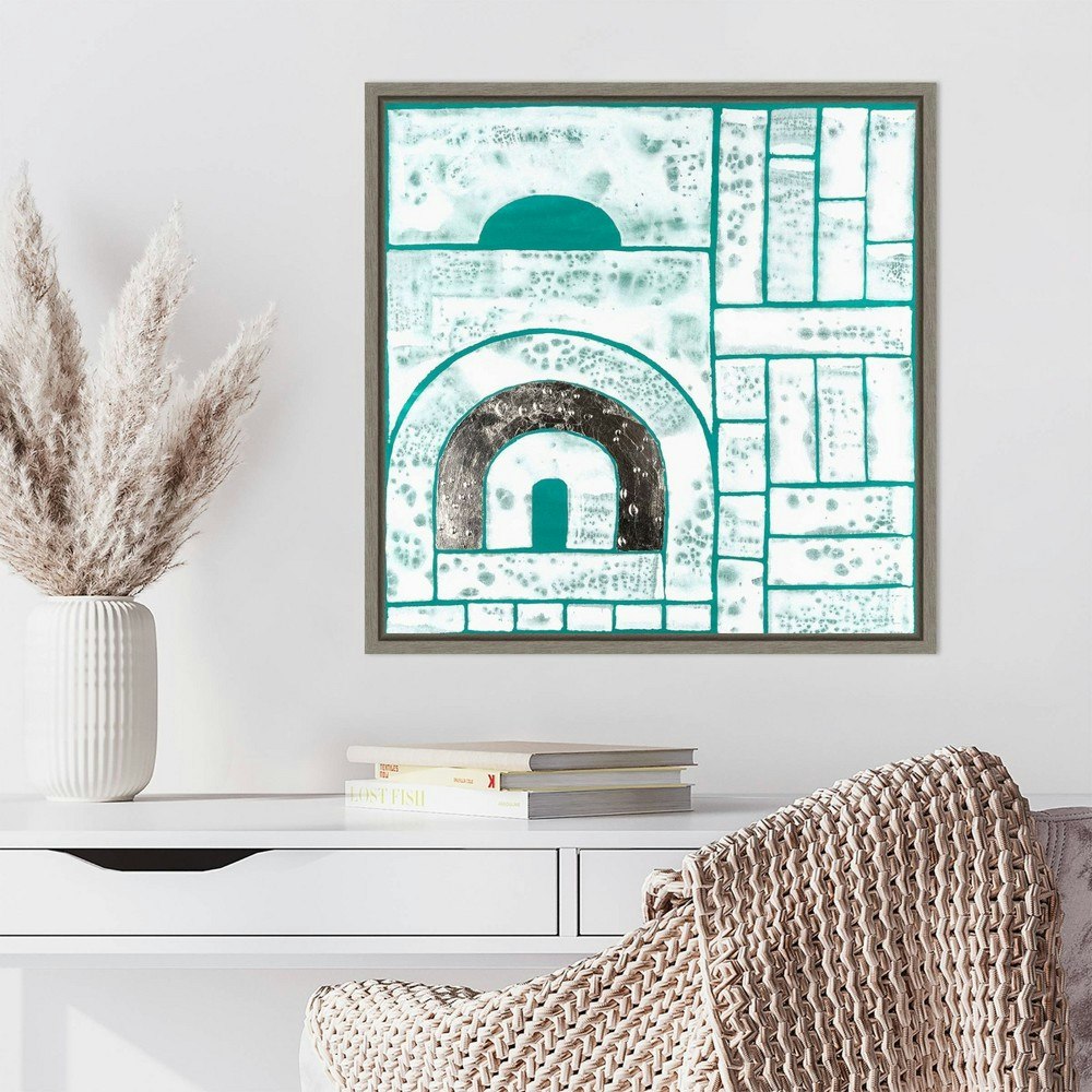 Amanti Art 22\"x22\" Beryl Motif II Framed Canvas Print: $96.99 Amanti Art 22\"x22\" Beryl Motif II Framed Canvas Print: $96.99