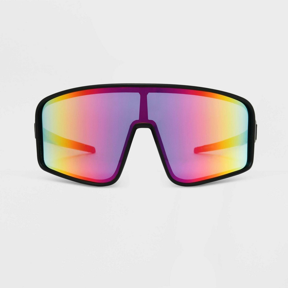 All in Motion Women's Rubberized Plastic Shield Sunglasses: $20 All in Motion Women's Rubberized Plastic Shield Sunglasses: $20