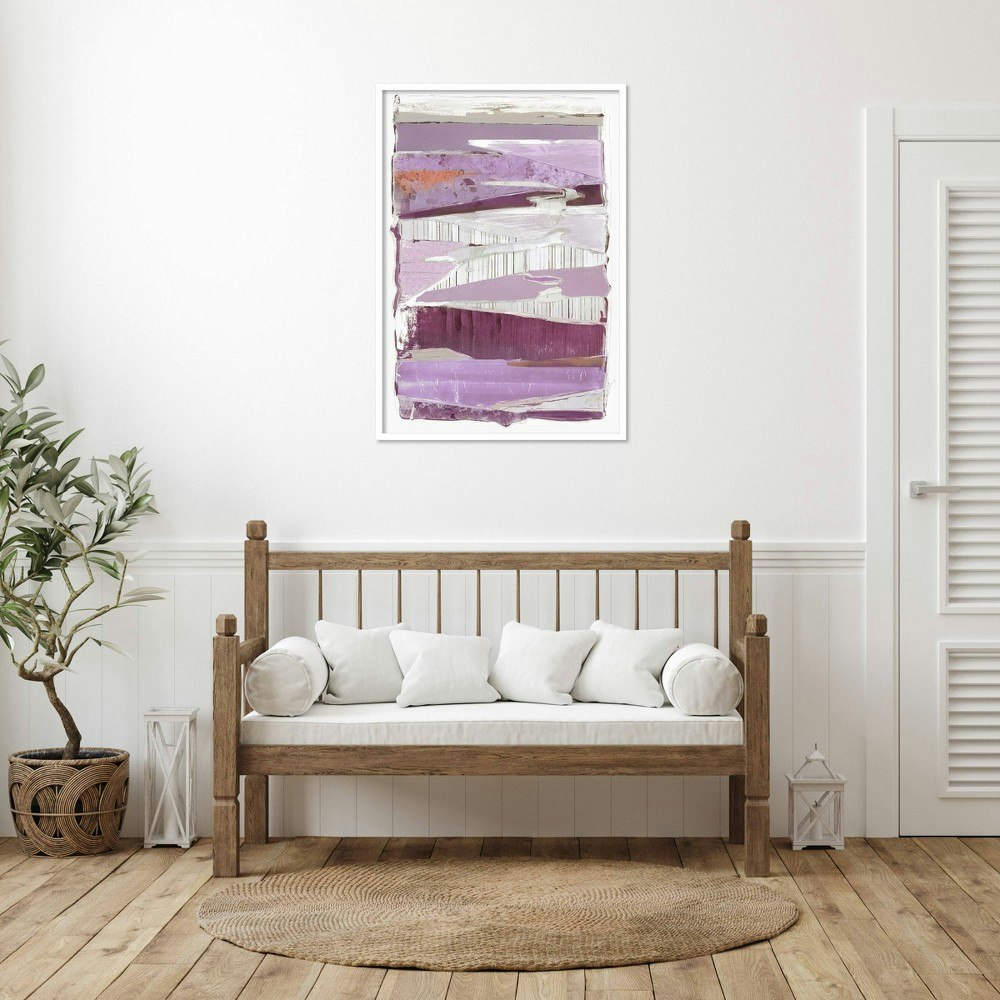 Amanti Art 29x41-inch Lavender Version Collage IV Wood Framed Wall Art Print: $292.99 Amanti Art 29x41-inch Lavender Version Collage IV Wood Framed Wall Art Print: $292.99