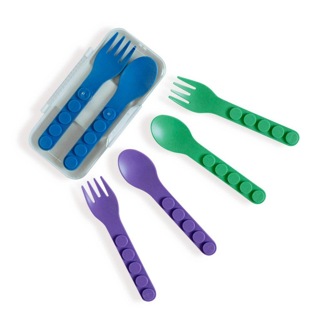 GoBe Kids' 6-Piece Fork and Spoon Set with Travel Case: $9.99 GoBe Kids' 6-Piece Fork and Spoon Set with Travel Case: $9.99