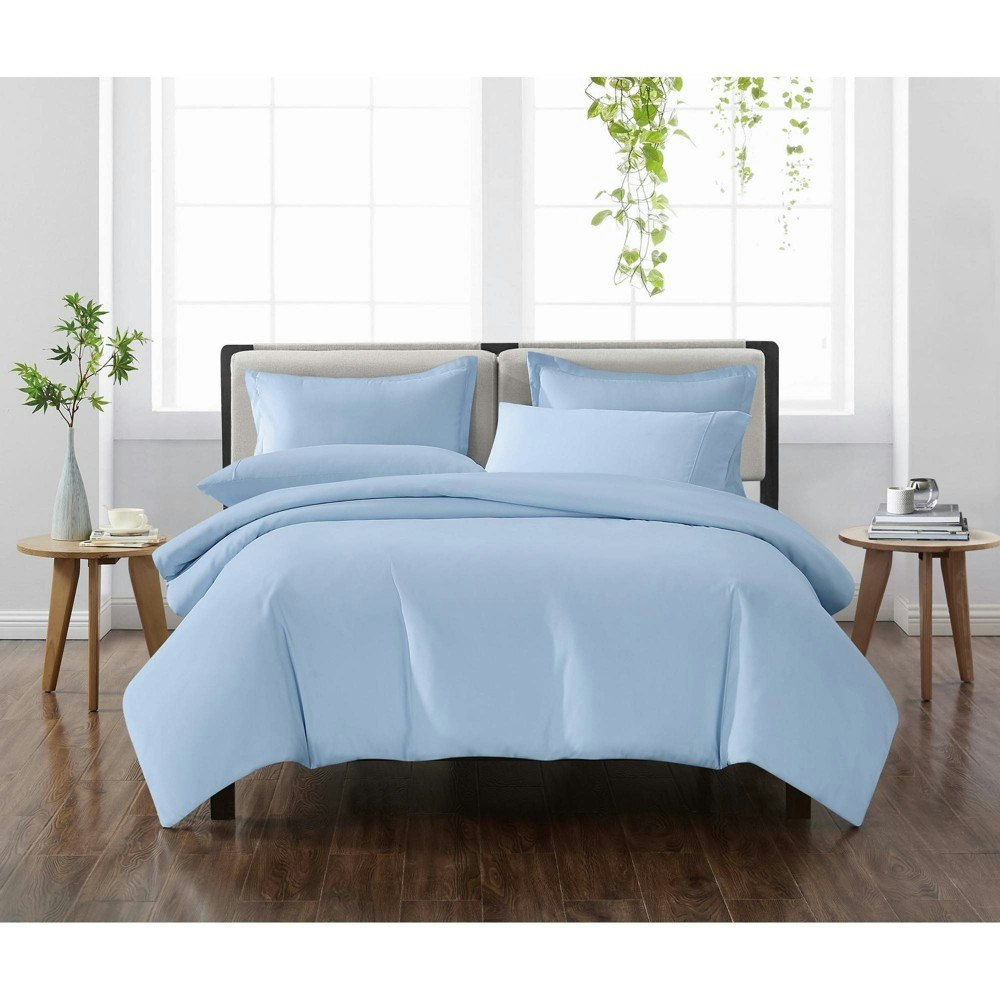 Cannon King Solid Duvet Cover Set: $79.99