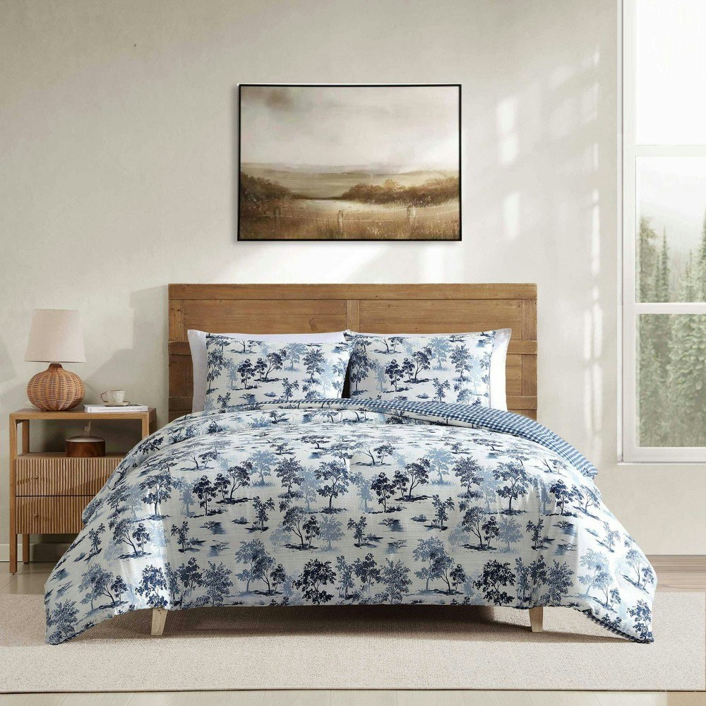 Eddie Bauer Twin Vintage Forest Toile Comforter Set: $89.99