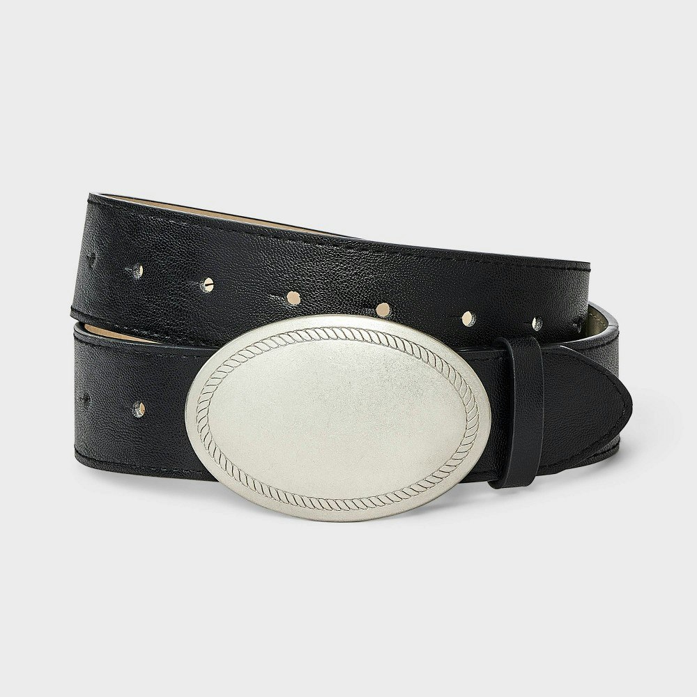Wild Fable Oval Plate Buckle Belt: $17