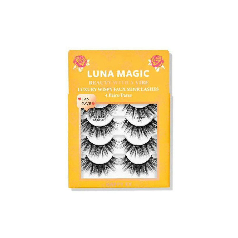 Luna Magic Happy Ex False Eyelashes 4-Pack: $16.99 Luna Magic Happy Ex False Eyelashes 4-Pack: $16.99