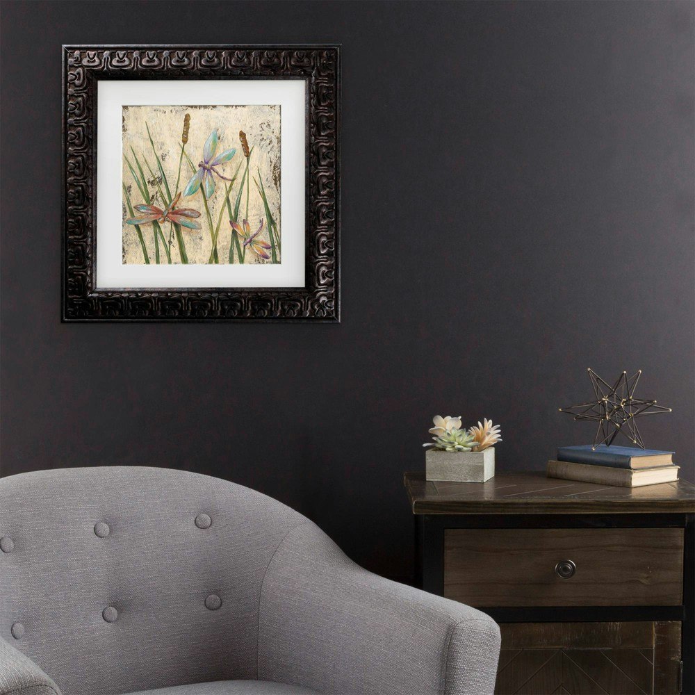 Trademark Fine Art 11"x11" Dancing Dragonflies Framed Art: $25.99 Trademark Fine Art 11"x11" Dancing Dragonflies Framed Art: $25.99