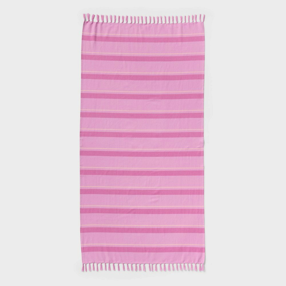 Room Essentials 36"x72" Jacquard Striped Beach Towel: $10 Room Essentials 36"x72" Jacquard Striped Beach Towel: $10