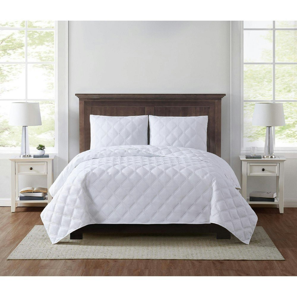 Truly Soft Twin XL 3D Puff Quilt Set 2-Piece: $49.99