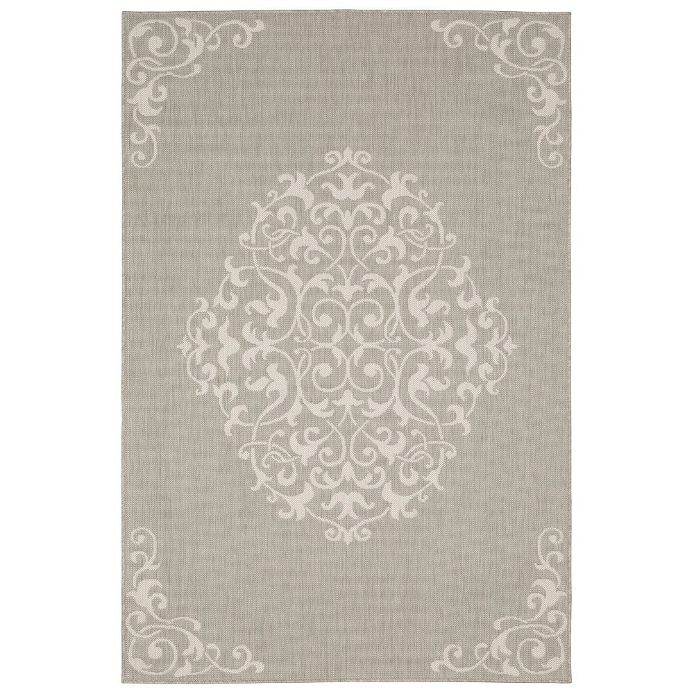 Captiv8e Designs 5'3"x7'3" Paloma Floral Medallion Patio Rug: $215.99 Captiv8e Designs 5'3"x7'3" Paloma Floral Medallion Patio Rug: $215.99