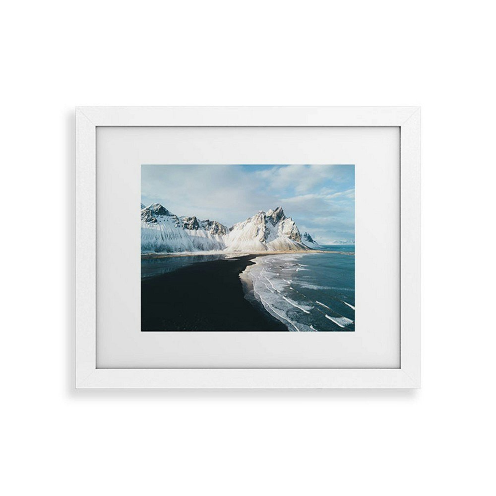 Deny Designs 16"x20" Michael Schauer Iceland Mountain Beach Framed Art Print: $89.99 Deny Designs 16"x20" Michael Schauer Iceland Mountain Beach Framed Art Print: $89.99