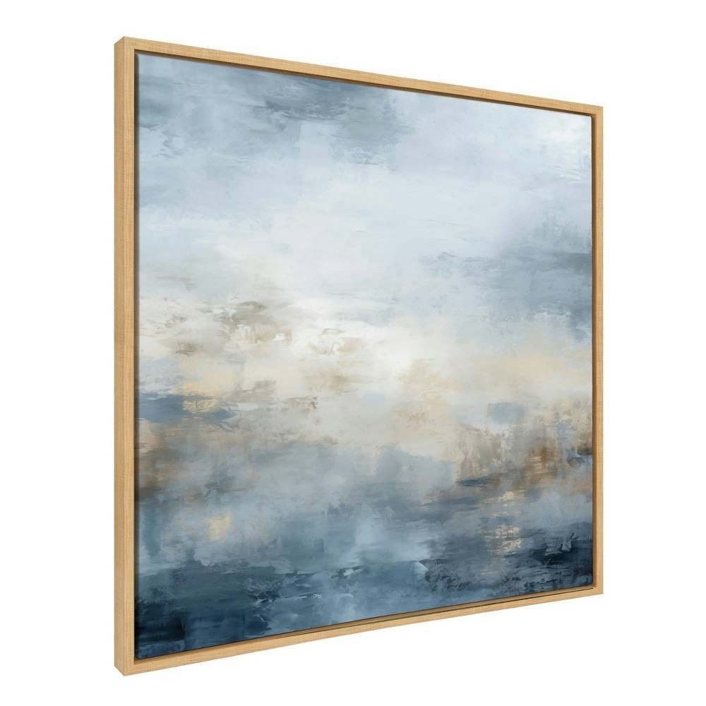 Kate & Laurel 30" x 30" Tonal Abstract Blue Framed Canvas: $109.99 Kate & Laurel 30" x 30" Tonal Abstract Blue Framed Canvas: $109.99