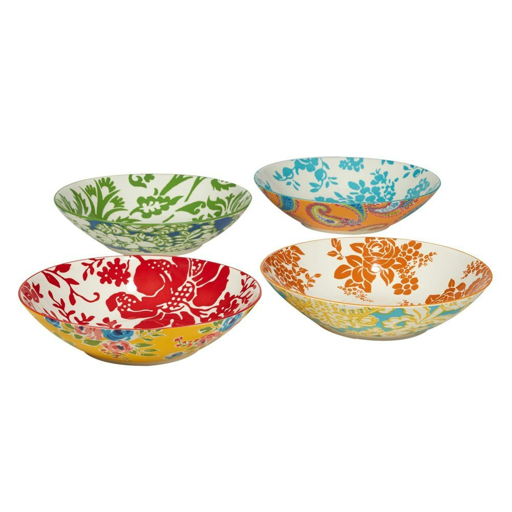 Certified International Damask Floral Soup Bowls 4-Pack: $42.99 Certified International Damask Floral Soup Bowls 4-Pack: $42.99