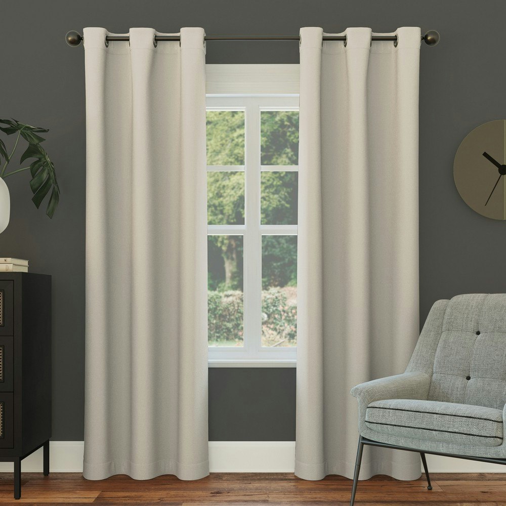 Sun Zero Kent Blackout Grommet Curtain Panels 2-Pack: $37.99 Sun Zero Kent Blackout Grommet Curtain Panels 2-Pack: $37.99