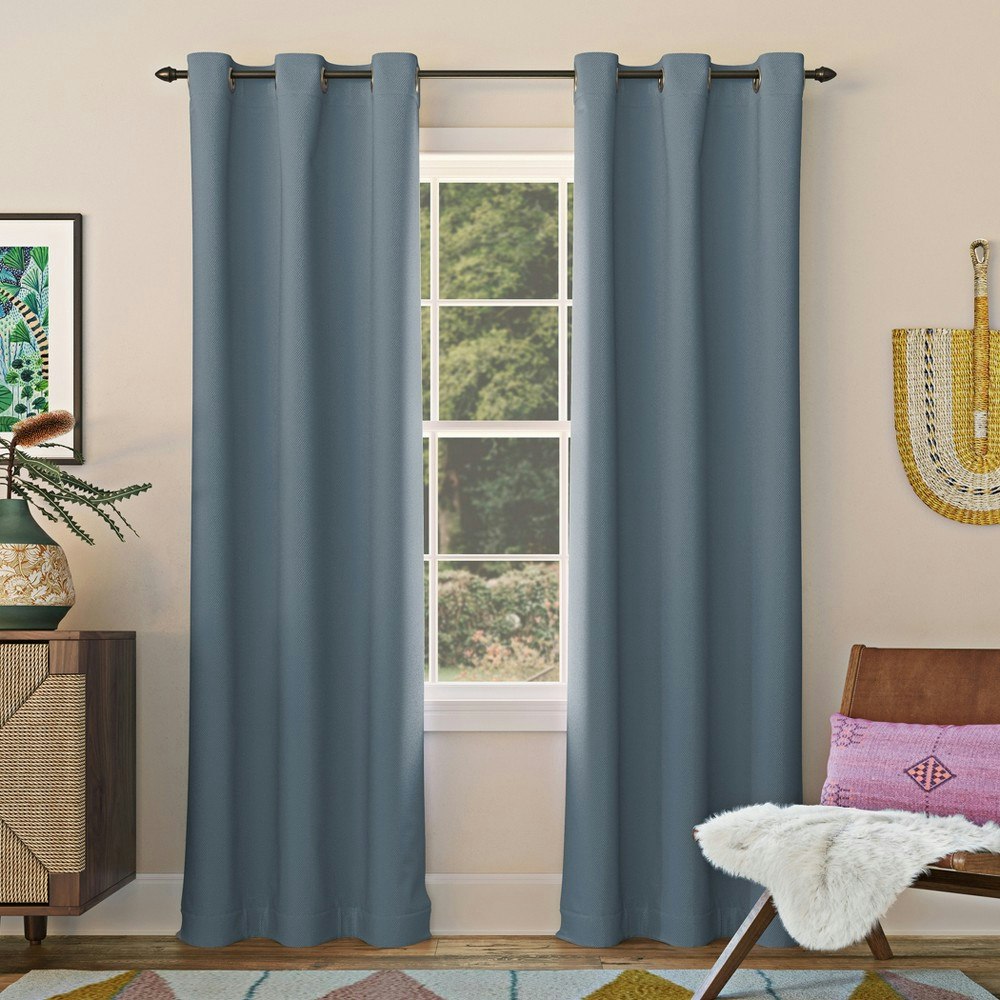 Sun Zero 40" x 95" Kenneth Blackout Curtain Panel: $11.19 Sun Zero 40" x 95" Kenneth Blackout Curtain Panel: $11.19
