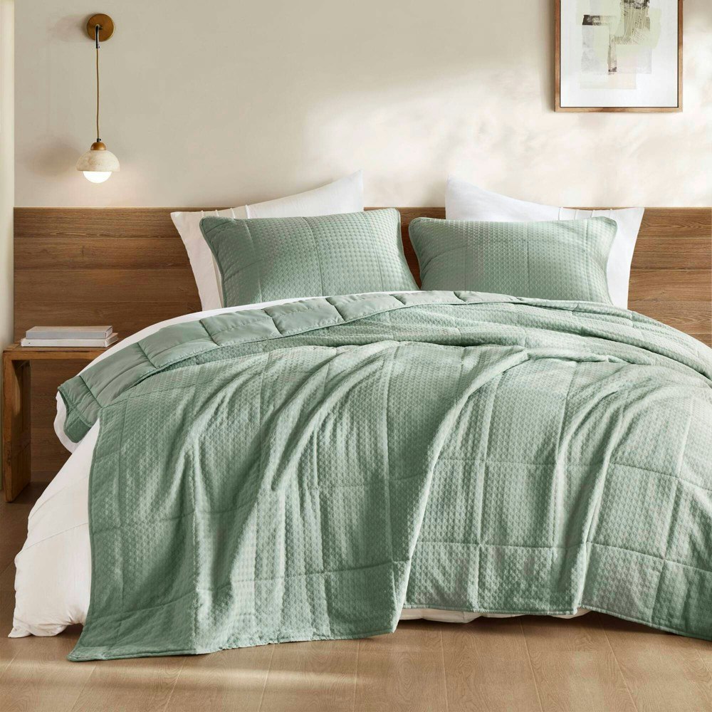 510 Design Mina Waffle Weave Quilt Set: $71.99 510 Design Mina Waffle Weave Quilt Set: $71.99