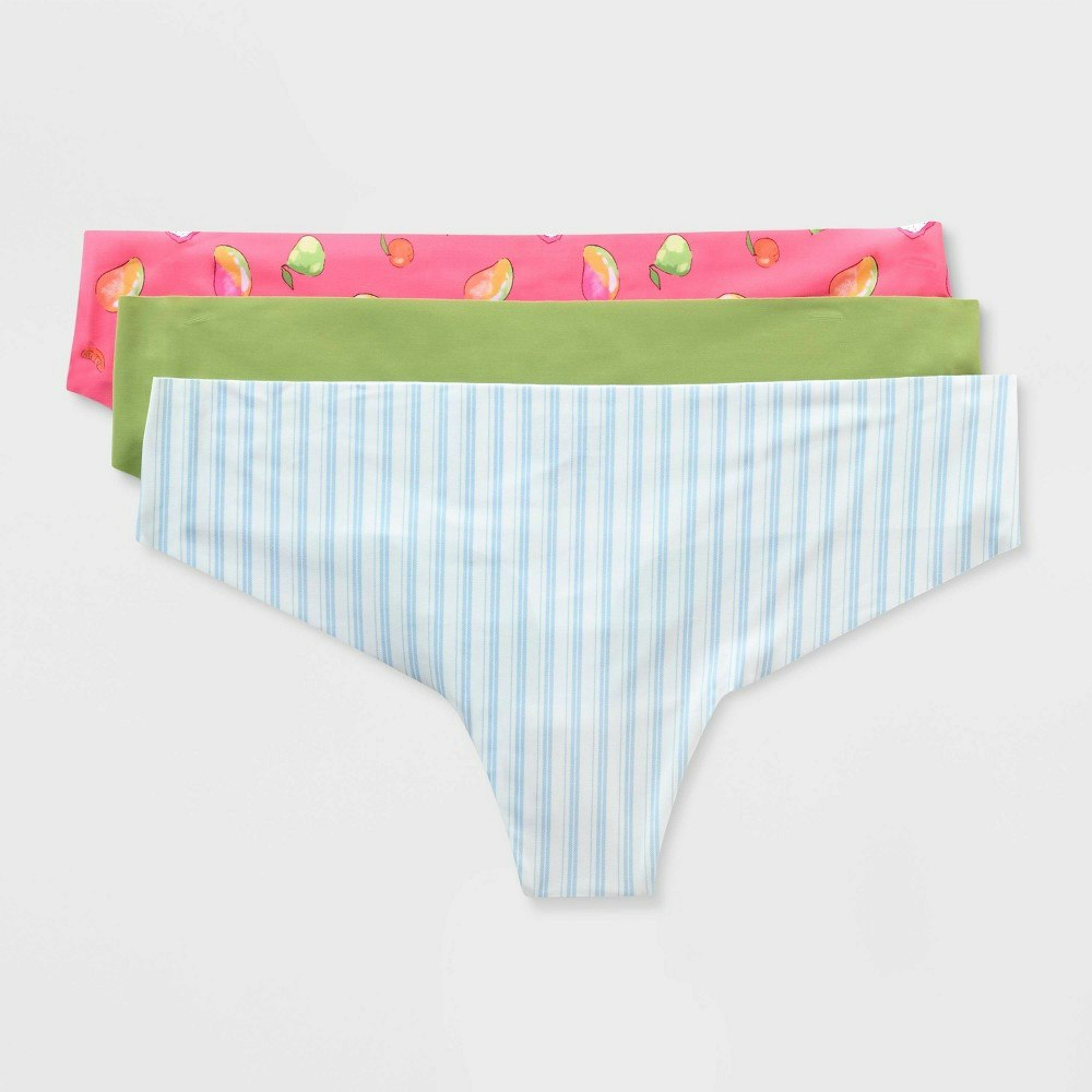 Wild Fable Women's Invisible Edge Micro Thong Underwear 3-Pack: $15