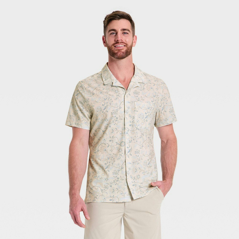 All In Motion Men's Seersucker Button-Down Shirt: $30 All In Motion Men's Seersucker Button-Down Shirt: $30