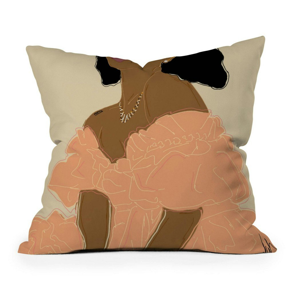 Deny Designs 20"x20" Gushin Over You Square Throw Pillow: $54.99