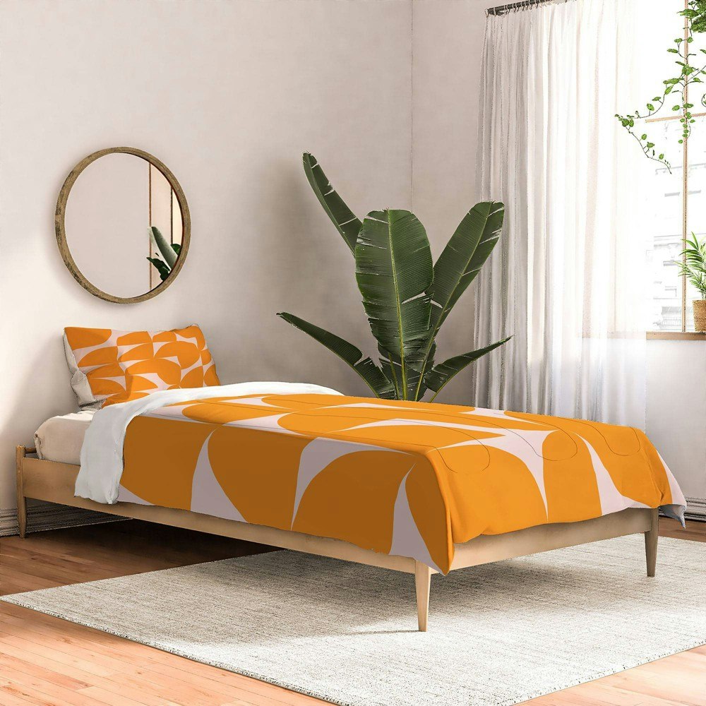 King June Mid-Century Geometric Cotton Comforter Set: $297.99