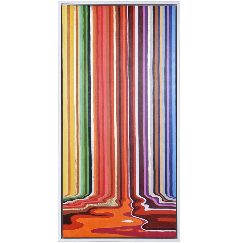 StyleCraft All The Crayons Are Melting Framed Canvas Wall Art: $391.99 StyleCraft All The Crayons Are Melting Framed Canvas Wall Art: $391.99