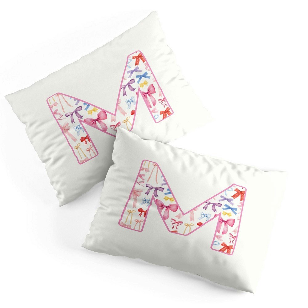 Deny Designs April Lane Monogram Microfiber Pillow Sham: $29.49