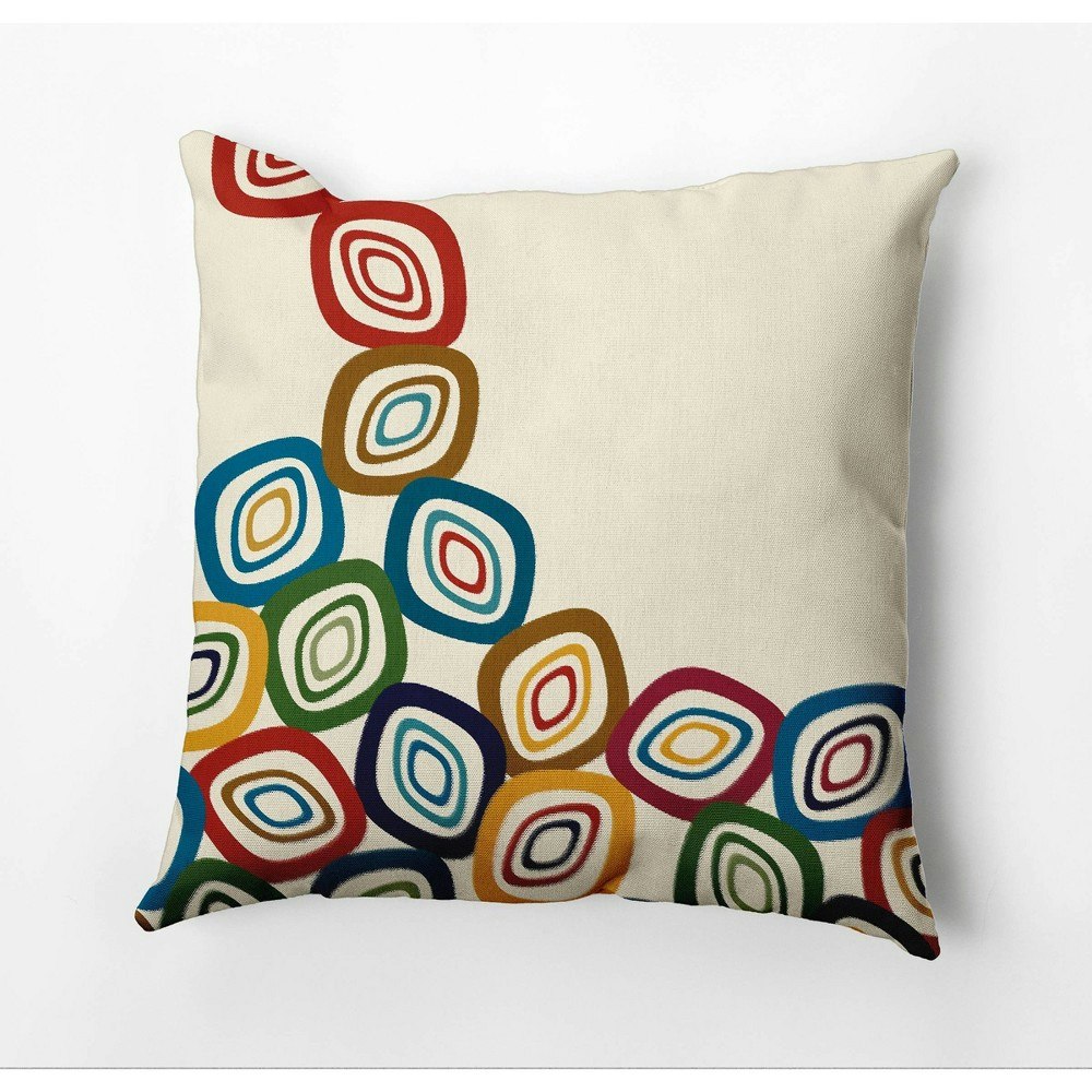 e by design 18\"x18\" Falling Leaves Throw Pillow: $49.49