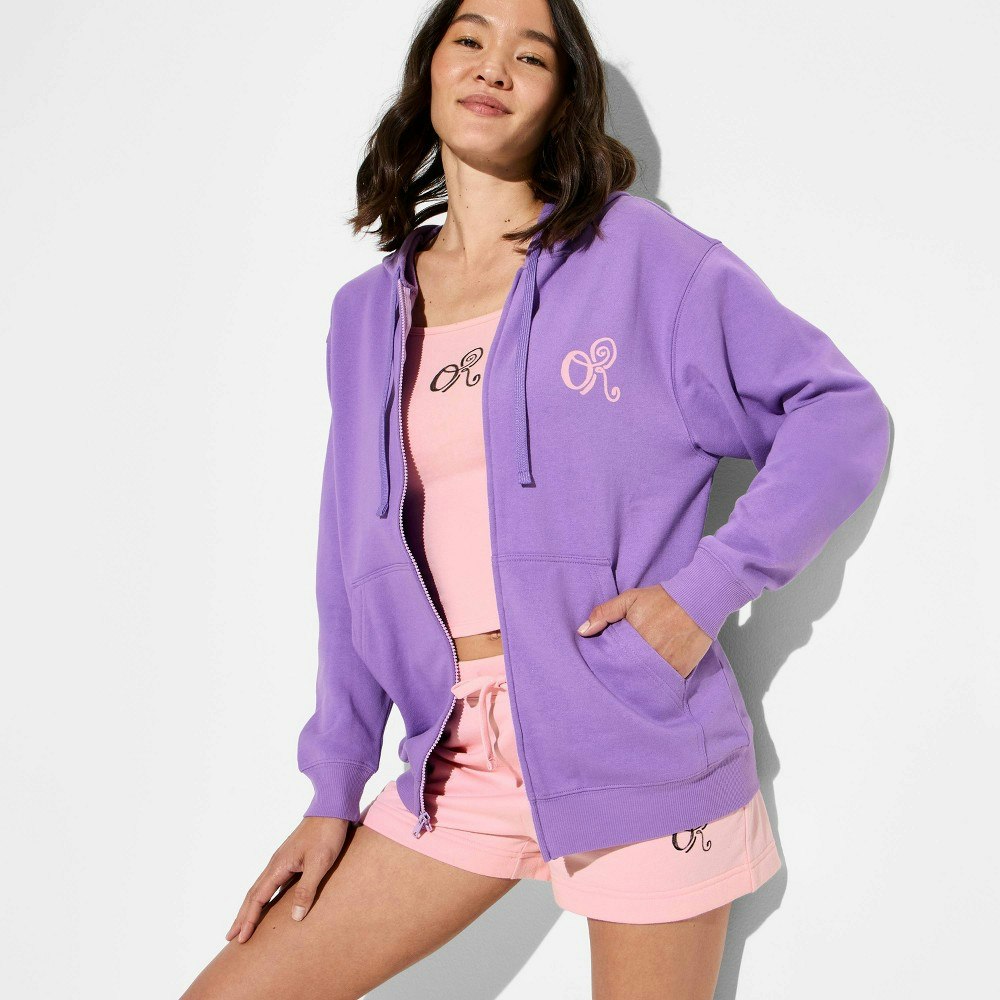 Women's Olivia Rodrigo Graphic Zip-Up Hoodie: $40