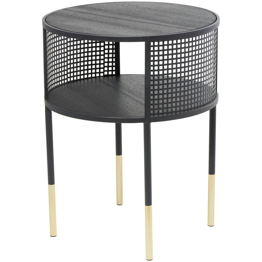 Olivia & May Metal Open Grid Frame Accent Table: $102.99 Olivia & May Metal Open Grid Frame Accent Table: $102.99