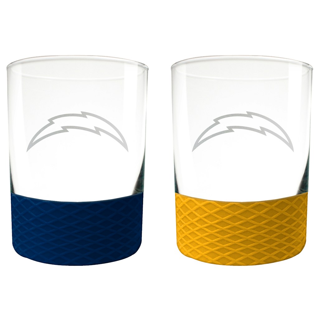 Los Angeles Chargers 14oz. Rocks Glass 2-Piece Set: $39.99