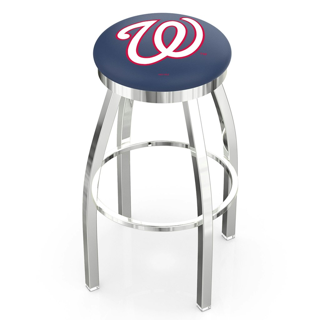 Washington Nationals 25-inch Chrome Swivel Counter Stool: $389.99