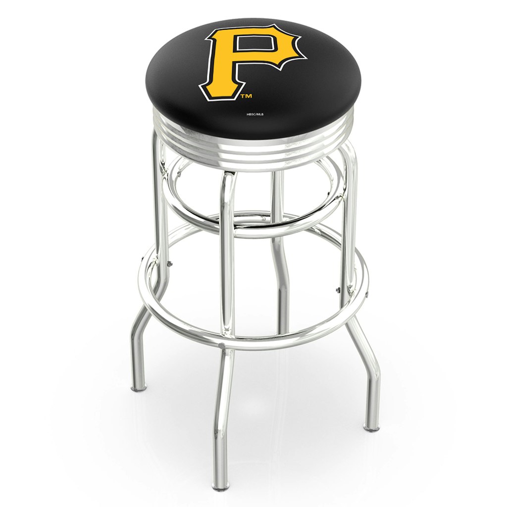 Pittsburgh Pirates 25-inch Chrome Swivel Counter Stool: $399.99 Pittsburgh Pirates 25-inch Chrome Swivel Counter Stool: $399.99