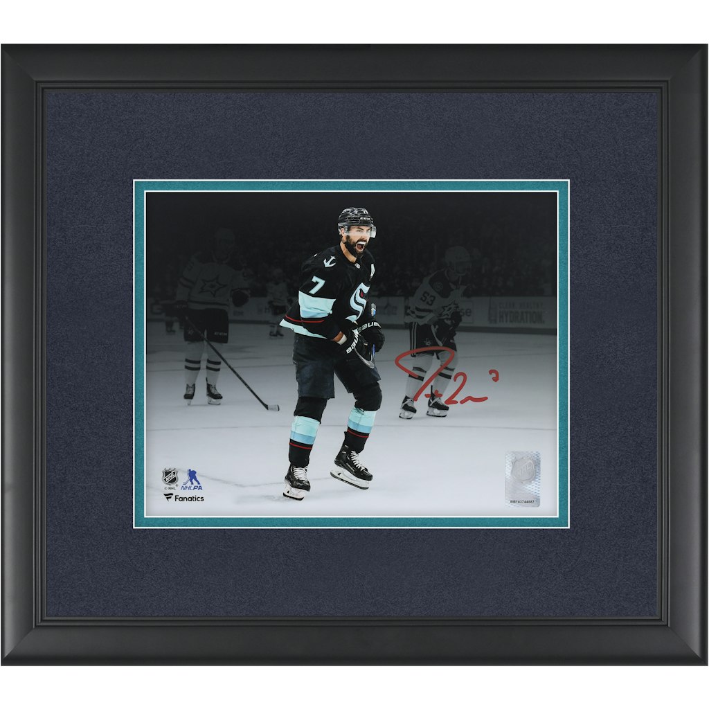 Jordan Eberle Seattle Kraken Autographed 8" x 10" Framed Photograph: $119.99 Jordan Eberle Seattle Kraken Autographed 8" x 10" Framed Photograph: $119.99