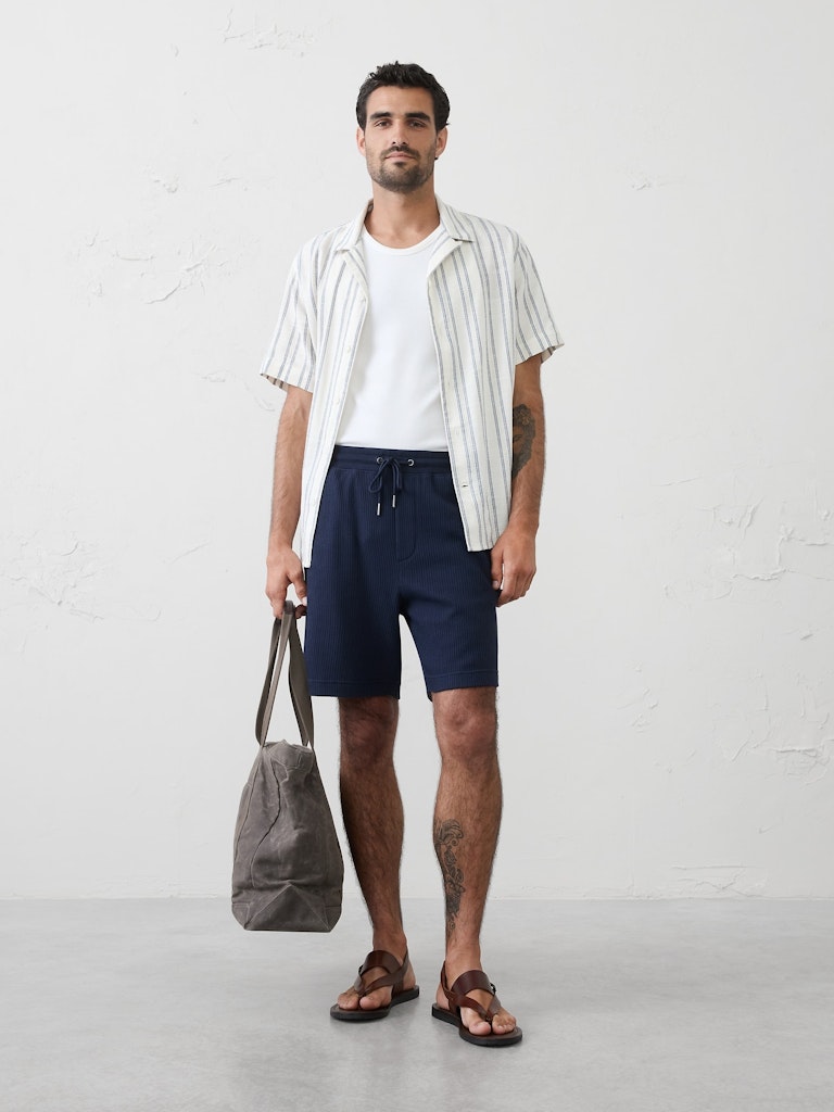 Crinkle Ribbed Pull-On Shorts: $32.50 Crinkle Ribbed Pull-On Shorts: $32.50