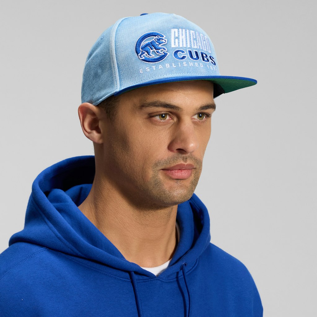 Fanatics Chicago Cubs Denim Snapback Hat: $33.99 Fanatics Chicago Cubs Denim Snapback Hat: $33.99