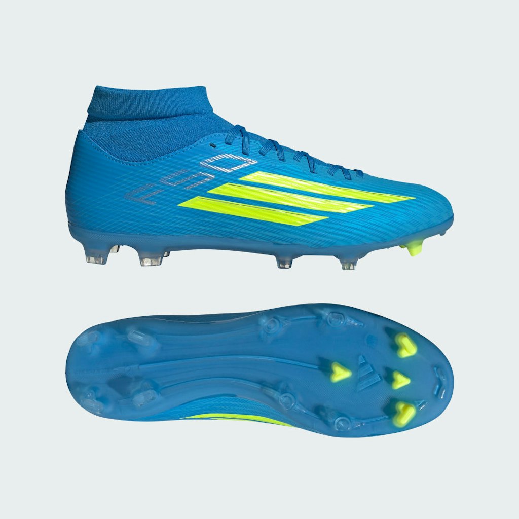 Adidas F50 League Mid Cut Firm/Multi-Ground Soccer Cleats: $90 Adidas F50 League Mid Cut Firm/Multi-Ground Soccer Cleats: $90