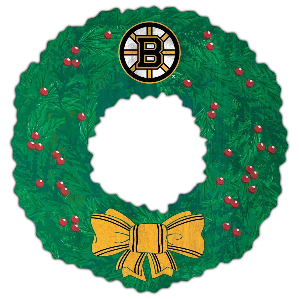 Boston Bruins 16-inch Team Wreath Sign: $22.99 Boston Bruins 16-inch Team Wreath Sign: $22.99